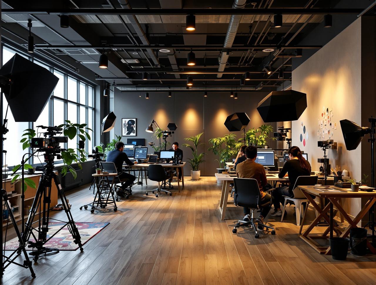 麻豆视频传媒公司办公环境